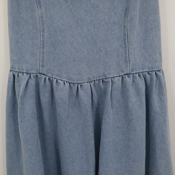 Roolee Light Blue Midi Dress - Picture 7 of 16